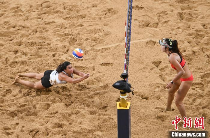 亚排联沙滩排球洲际杯进入决赛阶段 中国男女队