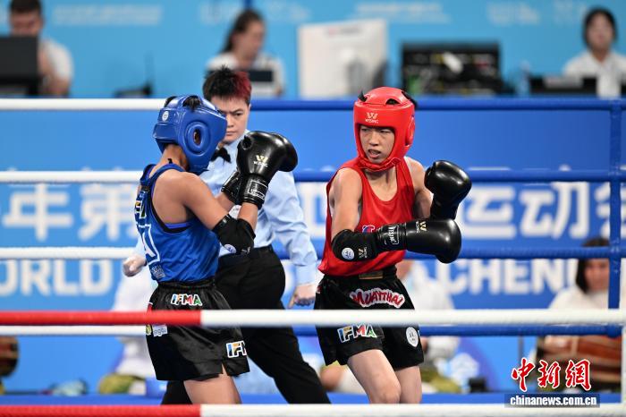 成都世运会泰拳比赛收官：中国队斩获两